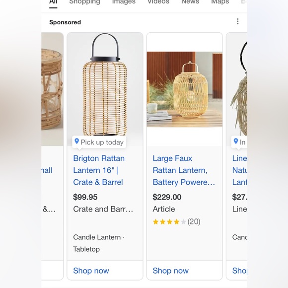 ☀️Home Styling 🇨🇦Rattan Lantern - Picture 10 of 10